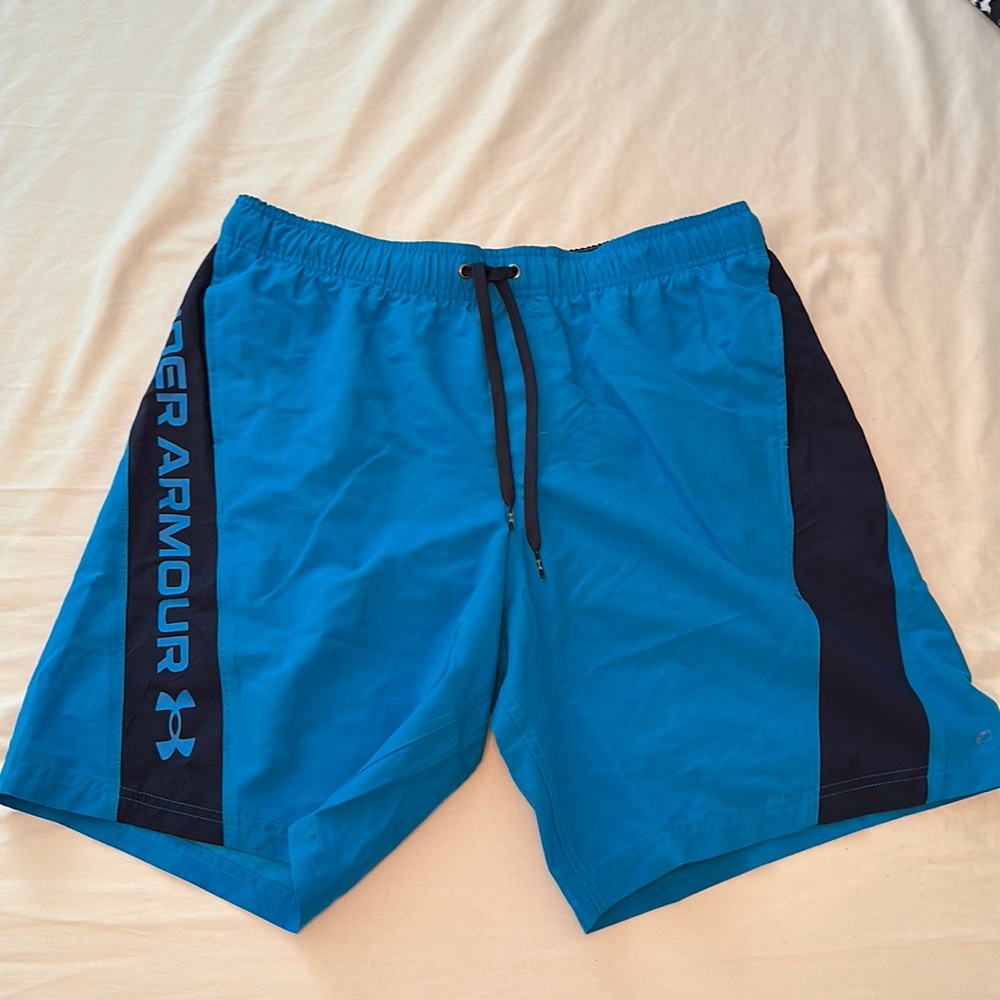 Under armour swim trunks board shorts 9” inseam
